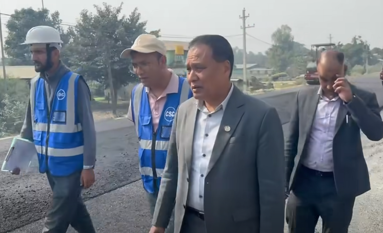 Minister Ghising Orders Acceleration of Asian Highway Upgrade, Citing Economic Importance